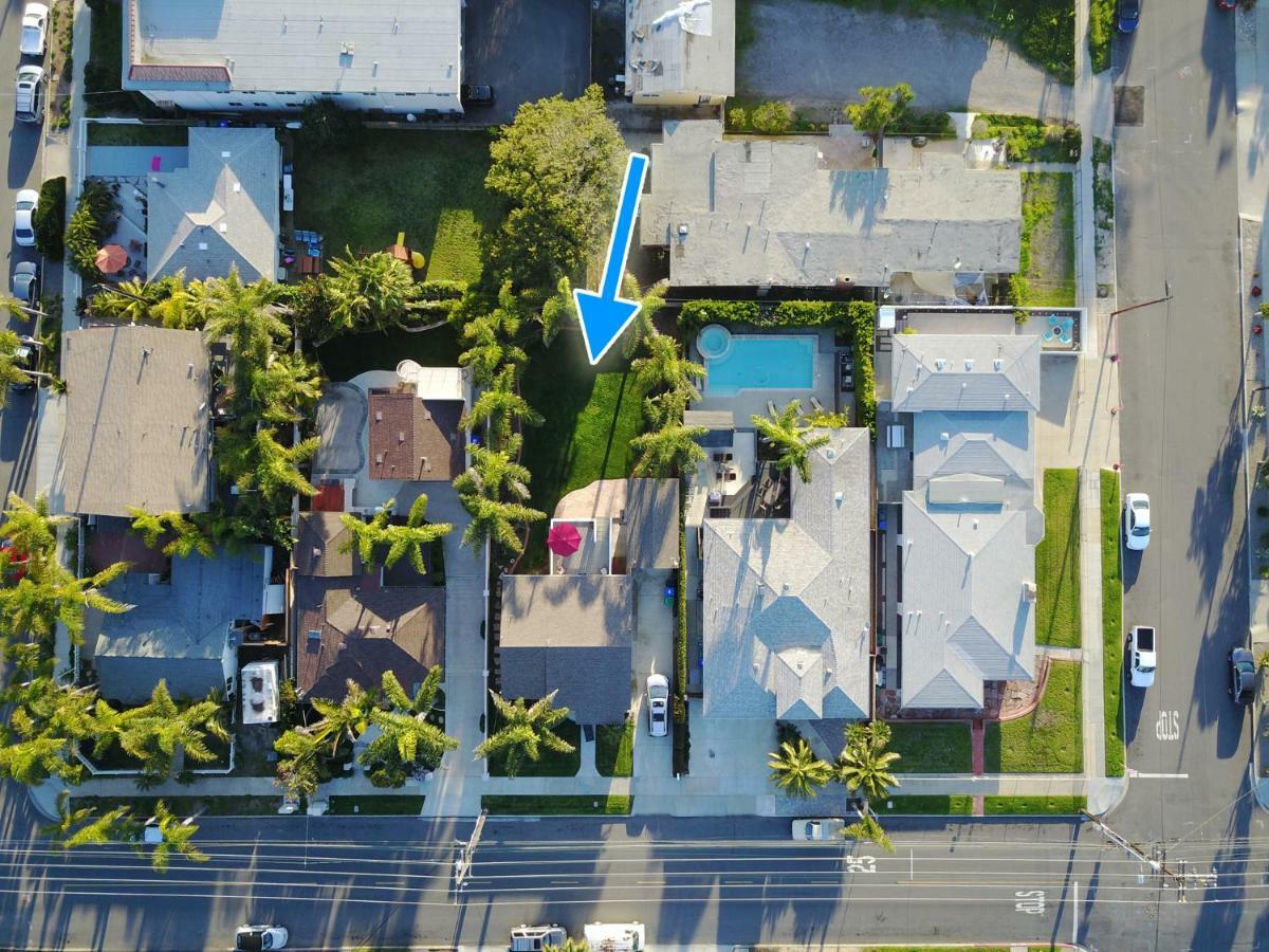Ultimate Beach Bungalow - 1 Block From Beach - Huge Backyard Carlsbad Exterior photo